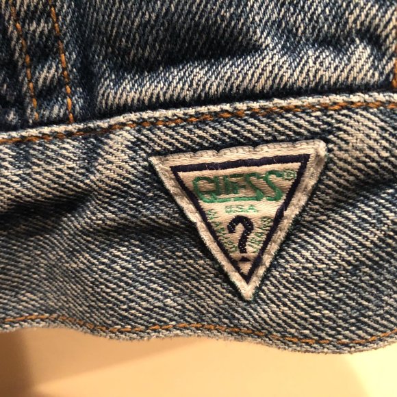 Vintage Guess Jean Denim Jacket Size Small - Picture 3 of 6